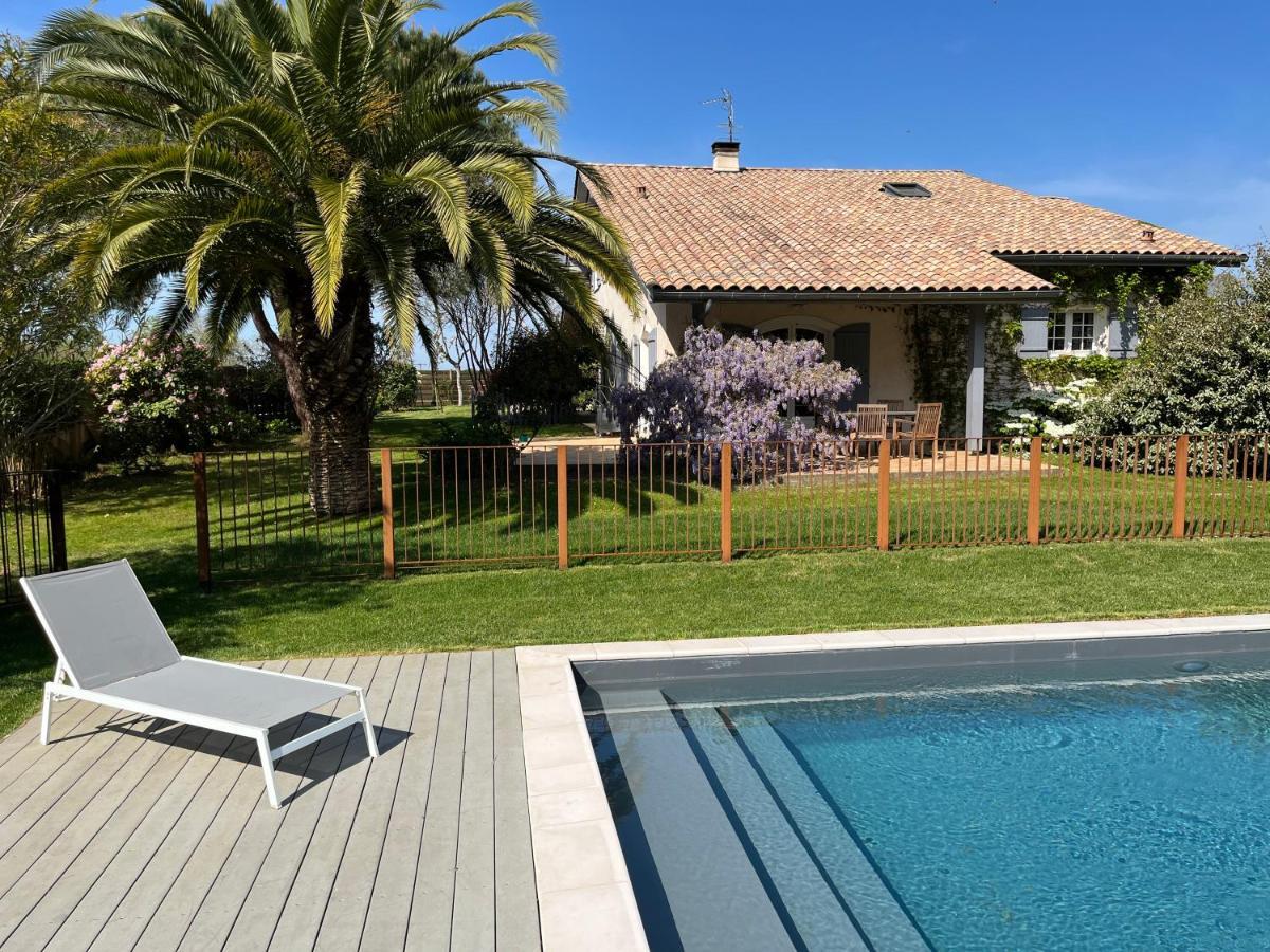 Maison De Charme Avec Piscine Saint-Martin-de-Seignanx 外观 照片